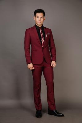 Bộ Vest Nam Đỏ Đô  624737