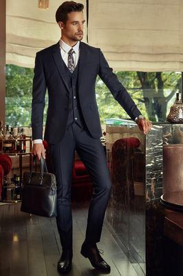 Bộ Vest Nam Cao Cấp Xanh Đen F74.069