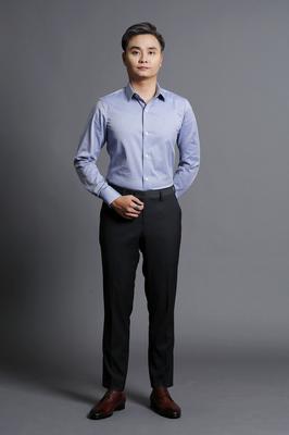 Áo Sơ Mi Nam Xanh Caro
