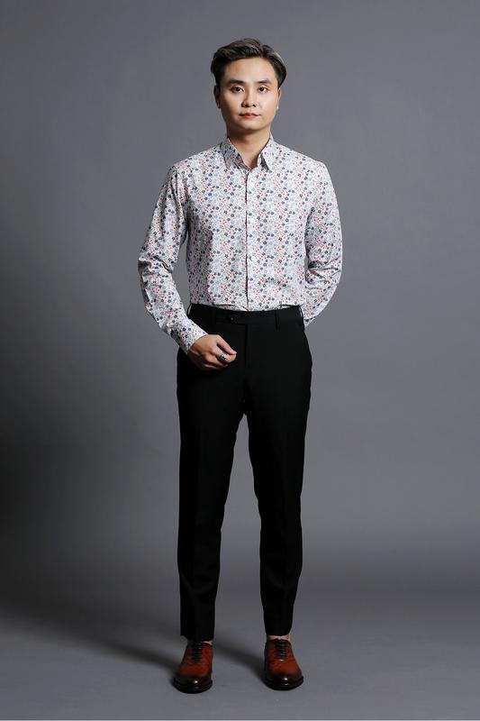 Áo Sơ Mi Nam Cao Cấp Họa Tiết Nhỏ
