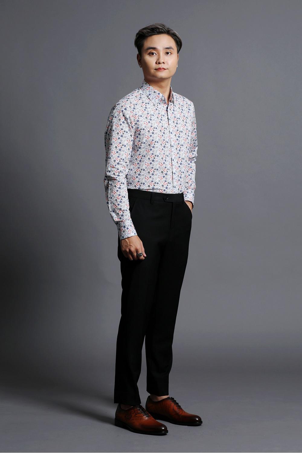 Áo Sơ Mi Nam Cao Cấp Họa Tiết Nhỏ