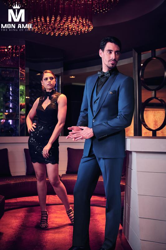 Bộ Tuxedo Xanh Ngọc E407-9