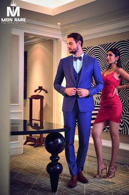Bộ Vest  Màu Tím Mận K103-1