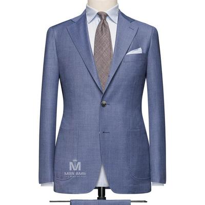 Bộ Vest Nam Công Sở Cao Cấp Xanh Đậm 625905-1