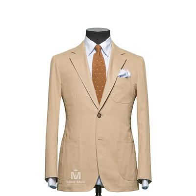 Bộ Vest Nam Công Sở Cao Cấp Màu Kem Đậm 624754-1
