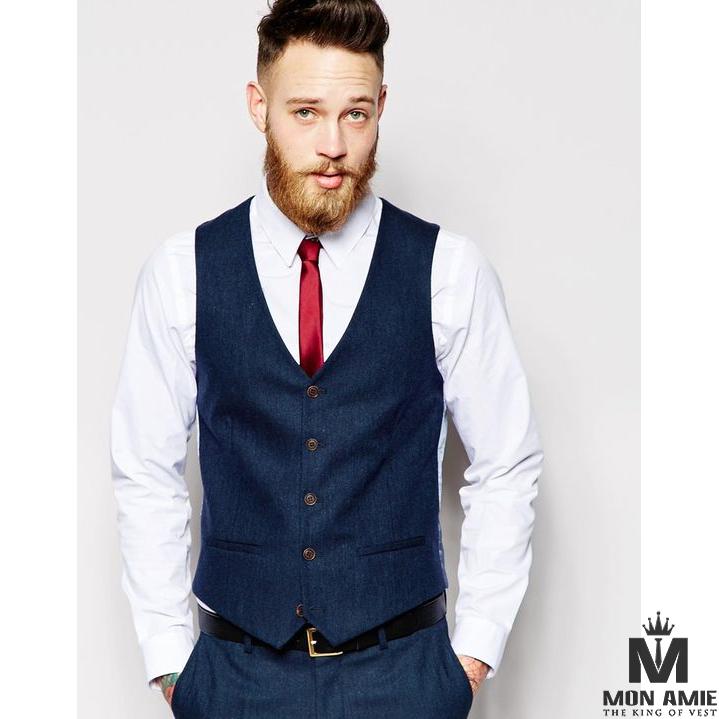 Áo Ghi Lê Nam Xanh Dương S18