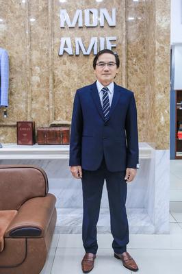 Bộ Vest Sui Gia Xanh Đen B51.033
