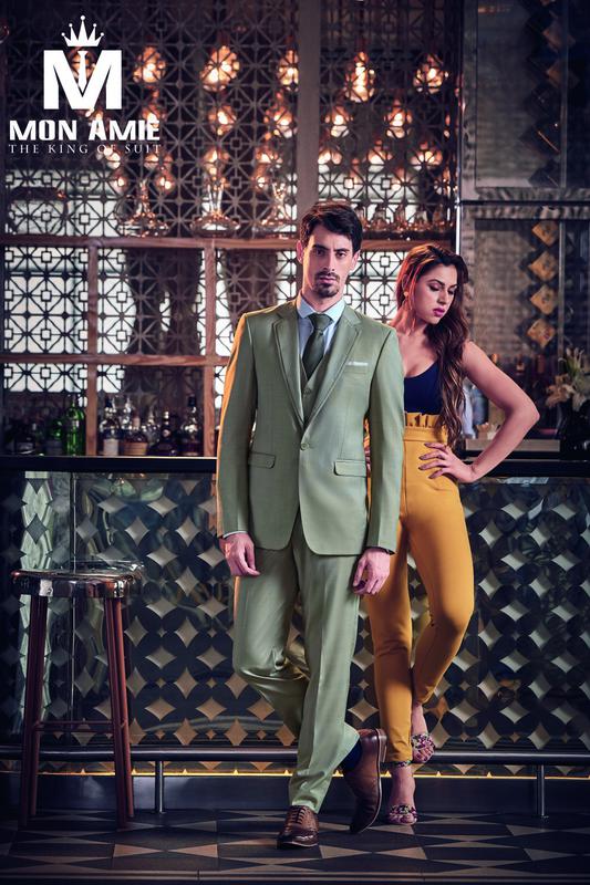 Bộ Vest Nam Doanh Nhân Cao Cấp Màu Kem D608-1