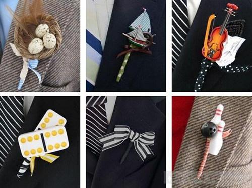 Chọn phụ kiện thú vị cho áo vest của chàng