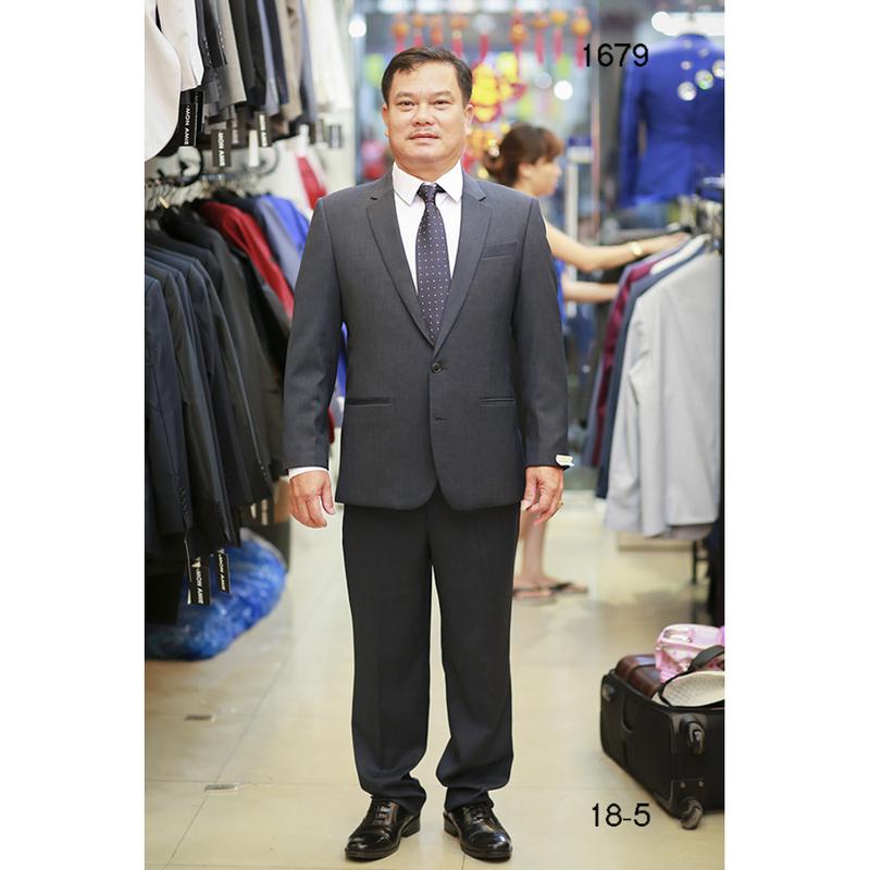 Bộ Vest Sui Gia Màu Xám B51.017