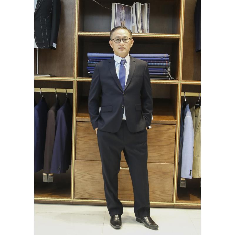 Bộ Vest Sui Gia Màu Đen A50.067