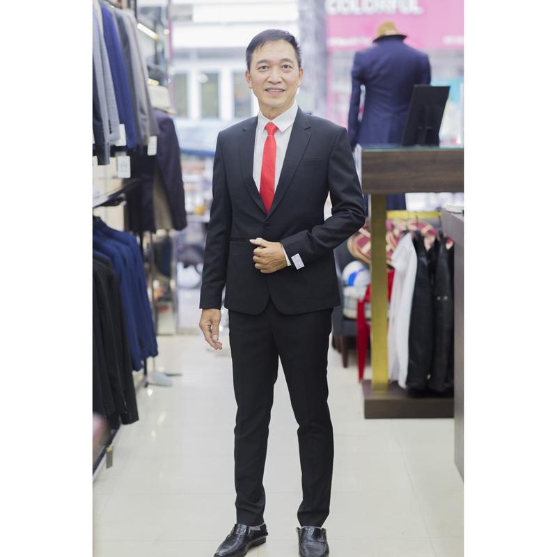 Bộ Vest Sui Gia Màu Đen B51.031