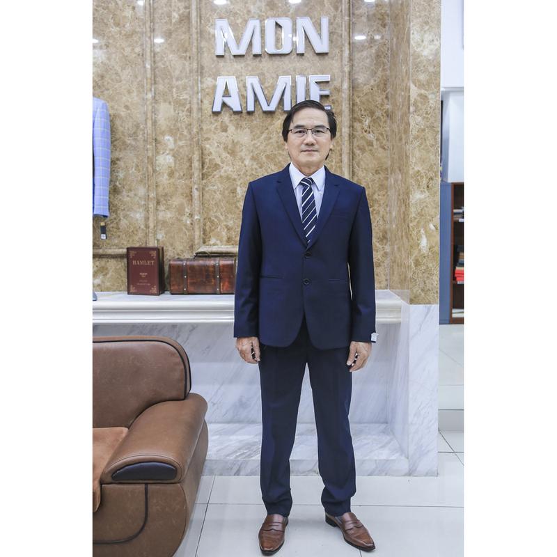 Bộ Vest Sui Gia Xanh Đen B51.033